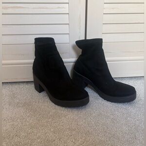 Topshop Black Heeled Boots
